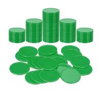 QUARKZMAN 300 Pezzi 1.5 Pollici Fiche Di Plastica Per Poker, Mini Fiche Per Bingo Segnapunti Contatori Dischi Segna Dischi Opachi Gettoni Giochi Matematica Conteggio