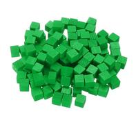 QUARKZMAN 300 Pezzi Cubetti Di Legno Per Artigianato 1cm Cubi Di Legno Massello Grezzo Quadrato Per Progetti Fai Da Te Regali Personalizzati Verde