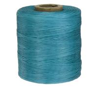 QUARKZMAN 300D 1.2mm Filo Piatto Cerato 547 Iarde Poliestere Filo Cerato per Cucitura Pelle Cordone Cerato per Cucitura Pelle Rilegatura Libri DIY Artigianato Azzurro Chiaro