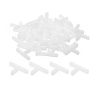 QUARKZMAN 300pz Distanziatori in Plastica a Forma di T per Piastrelle Parete Pavimento 3mm 1/8" Distanziatori Piastrelle per Installazione Piastrelle Ceramiche, Bianco