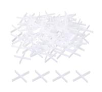 QUARKZMAN 300pz Distanziatori per Piastrelle 1mm 3/64" Distanziatore Trasversale in Plastica Piastrelle Pavimento per Posa Piastrelle in Ceramica, Bianco