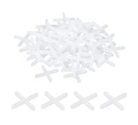 QUARKZMAN 300pz Distanziatori per Piastrelle 2.5mm 3/32" Distanziatore Trasversale in Plastica Piastrelle Pavimento per Posa Piastrelle in Ceramica, Bianco