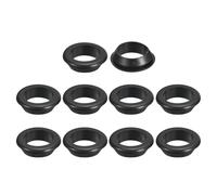 QUARKZMAN 30pz Passacavo 30mm ID 35mm Guarnizione per Cavi Passacavo in Gomma Gommini Passacavo Elettrico per Firewall Guarnizione per Cablaggio Elettrico, Nero