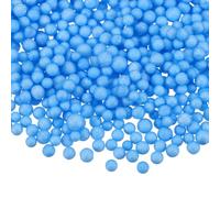 QUARKZMAN 31g Perline in Schiuma, 4-6mm Mini Palline in Schiuma Piccole Perline in Polistirene per DIY Forniture per Artigianato Decorazioni per Matrimoni E Feste, Blu Brillante