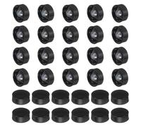 QUARKZMAN 32 Pezzi Copertura In Resina Fenolica 28mm Tappi A Vite Nero | Tappi Filettati In Plastica, In Poli Tappi Di Plastica, Per Bottiglie Di Chimici, Con Guarnizione, Di Ricambio