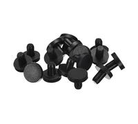 QUARKZMAN 32 Pezzi Tappo in Gomma Nero, 5mm Tappo Fori per 4,5-4,8mm/0,18-0,19" Foro, Copriforo Silicone Coperture per Provetta Laboratorio