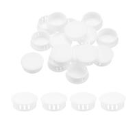 QUARKZMAN 32pz 28mm/1,1"Tappi per Fori in Plastica Bianca, Tappi per Fori a Pannello Tappi di Copertura in Plastica per Tubi di Bloccaggio Mobili Armadi