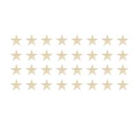 QUARKZMAN 32Pz Stelle Termoadesive, Toppe Ricamate a Cucire Stelle, Toppe Decorative Riparazioni Applicazioni per Artigianato Fai da Te Zaini Borse Cappello Abbigliamento, 29mm Champagne