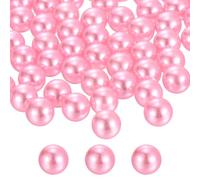 QUARKZMAN 340pz 12mm Perle Rosa Perle di Vetro ABS Finto Perle Riempitivo Vasi 300g Decorazione per Artigianato Centrotavola Creazione Gioielli Decorazione Acquario