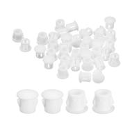 QUARKZMAN 38 Pz 6mm(1/4") Tappi Copriforo A Scatto Rotondo Per Pannello Incassato Per Inserto Di Mobili, Pannello Terminale, Bianco