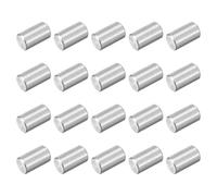 QUARKZMAN 38pz Spina Centraggio Perni 304 Acciaio Inossidabile M5 x 8mm Cilindrica Perno Supporto Mensole Perno Parallelo per Produzione Meccanica Industria Installazione Mobili, Argento