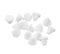 QUARKZMAN 38Pz Tappi in Silicone, Tappi in Gomma in Silicone Tappo Fori 7-8mm, Tappi Copriforo per Tubi Metallici, Tappo in Gomma da Laboratorio Mobili, Bianco