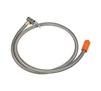 QUARKZMAN 39.4" Pneumatico Gonfiatore Tubo Flessibile Adattatore M6 Senza Aria Rilascio Valvola Rilascio