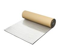 QUARKZMAN 394mil 10mm 16.36sqft Tappetino insonorizzante per auto in alluminio con schiuma a cellule chiuse per protezione termica per cofano, parafango, copertura motore, 152x100cm