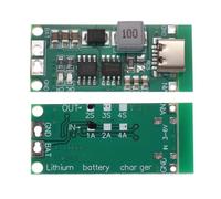 QUARKZMAN 3pcs modulo di ricarica boost per batterie al litio multi-cellula 2S 3S 4S Type-C a 8.4V 12.6V 16.8V scheda di ricarica step-up regolabile per power bank Li-Po polimero(2S 1A)
