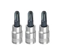QUARKZMAN 3Pcs Phillips Bit Socket 1/4" Drive PH3 S2 Steel Cross Head Screwdriver Drill Bits CR-V Steel Socket Adapter For Home Auto Axle Hex Nuts Bolts Repair