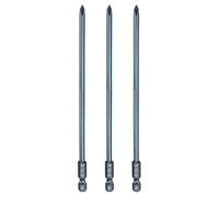 QUARKZMAN 3Pz #1 Punta Cacciavite Phillips PH1 1/4" Gambo Esagonale 6" (150mm) Lunga 0.18" Punta Magnetica a Croce Acciaio S2 Industriale per Cacciavite per Utensili Elettrici, Blu