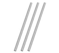 QUARKZMAN 3pz 304 Acciaio Inossidabile Tondo Asta 1/2" Diametro 12" Lunghezza Solido Asta Albero Tornio Barra Stock per Fai da Te Modello Industria Lavorazione Metallo Realizzazione