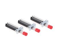 QUARKZMAN 3pz 50Ma Dc 30V 18 Pin 1 Posizione Saldatura Dpst Interruttore a Pulsante Cappuccio Tipo Pianoforte