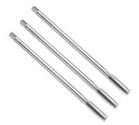 QUARKZMAN 3Pz Maschi Per Filettatura Diritto, M8 x 1.25 150mm Utensile Per Filettatura E Maschiatura Con Rivestimento In Titanio Metrico Extra Lungo, (HSS 6542)