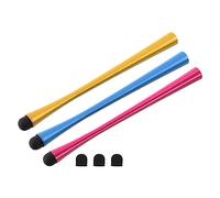 QUARKZMAN 3pz Stilo Penne per Touch Schermos Slim Universale Capacitivo Stilo Penna Sfera per Tutto Capacitivo Touch Dispositivo con 3 Extra Punte, Blu/Oro/Rosso