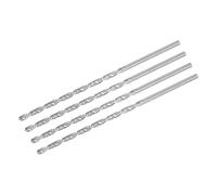 QUARKZMAN 4.5mm Punte Elicoidali, Punte Extra Lunghe in Acciaio Rapido con Gambo Dritto, Lunghezza 160mm per Legno Plastica Alluminio, 4pz