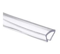QUARKZMAN 4 Metri Bordatura Trasparente Profilo A U Adatta A 13mm | In Silicone, Protezione Bordi, Per Porte Auto Parti In Lamiera, 19mm L x 12mm A