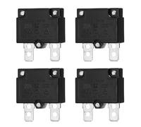 QUARKZMAN 4 Pcs Interruttore Termico A Pulsante 20Amp, 125/250V AC 50V DC Con Ripristino Automatico Protettore Sovraccarico Termico Interruttore Termico Per Auto Industriali