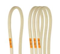 QUARKZMAN 4 Pezze Cintura Macchina Cucitura Industriale M25 25.5" Circonferenza Esterna Gomma Triangolare Cinghia A V per Macchina Overlock Asola Tirante Vita Elastica