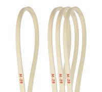 QUARKZMAN 4 Pezze Cintura per Macchina da Cucire Industriale M29 29.5" Circonferenza Esterna Cintura A V in Gomma A Triangolo per Macchina Overlock Asola Tiratura Vita Elastica