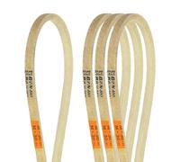 QUARKZMAN 4 Pezze Cintura per Macchina da Cucire Industriale M30 30.5" Circonferenza Esterna Gomma Cintura A V Triangolare per Macchina Overlock Asola Tirante Vita Elastica