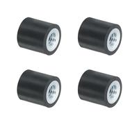 QUARKZMAN 4 Pezzi 10 x 10mm M4 Ammortizzatori in Gomma Supporti Filettatura Femmina, Supporti Isolanti Antivibrazione Sostituisce Cuscinetti Antivibranti Blocco Base Piatto Silenzioso