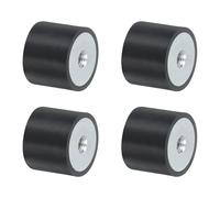 QUARKZMAN 4 Pezzi 25 x 20mm M6 Ammortizzatori in Gomma Supporti Filettatura Femmina, Supporti Isolanti Antivibrazione Sostituisce Cuscinetti Antivibranti Blocco Base Piatto Silenzioso