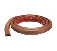 QUARKZMAN 4 Piedi Copertura Cavo Pavimento W0,3" x H0,3" Canale Interno PVC Nascondi Prolunga Cavo Pavimento Copri Cavi Protettore per Evitare Inciampi Cavi Gestione Cavi, Marrone Legno