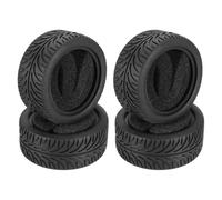 QUARKZMAN 4 zi RC 1/10 Pneumatici Auto Strada, Gomma Super Morbida Gomme Racing Drift Con Inserti Schiuma Per RC 1:10 HPS TT01 Touring Drift Cerchione Aggiornamenti Modello