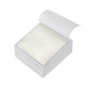 QUARKZMAN 400 Foglie d'oro Finto 3.5" x 3.5" Foglie di Lamine d'oro Finto per Artigianato, Cornici, Sculture, Unghie E Decorazioni Artistiche Fai da Te, Argento Scuro