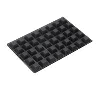 QUARKZMAN 40Pcs Paraspigoli In Gomma Nera, Piedini Antiscivolo Per Taglieri - Spessore 0.12" Paraspigoli Autoadesivi Per Mobili Per Tavoli In Vetro