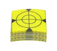 QUARKZMAN 40pz Fogli Riflettenti per Indagini 40x40mm Nastro Riflettente Autoadesivo Segno di Destinazione per Stazioni Totali, Verde
