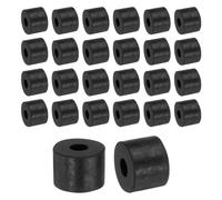 QUARKZMAN 48pz Distanziali Gomma 14mm OD, 5mm ID, 10mm Altezza Distanziatore Rotondo Antivibrazioni Boccola Anelli Tenuta Rondella Piatta Spessa per Accessori Auto Domestici