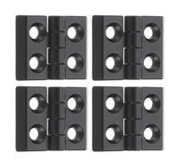 QUARKZMAN 4Pcs Cerniere Regolabili A 180 Gradi, 30x38mm Cerniere A Foglia ostacolarebile In Lega Di Zinco, Goccia Per Porte A Libro Per Scatole In Legno, Nero