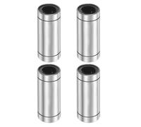 QUARKZMAN 4Pcs Cuscinetti Lineari A Sfere LM20LUU, Diametro Interno 20mm, Diametro Esterno 32mm, Lunghezza 80mm, Doppia Guarnizione In Gomma Per Applicazioni Stampante 3D CNC Macchina, ABEC3