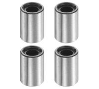 QUARKZMAN 4Pcs Cuscinetti Lineari A Sfere LM4UU, Diametro Foro 4mm, Diametro Esterno 8mm, Lunghezza 12mm Con Doppia Guarnizione In Gomma Per Applicazioni Stampanti 3D CNC Macchine, ABEC3