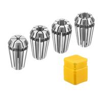 QUARKZMAN 4Pcs Mandrino A Morsetto ER16 1/8" - 3/8" Acciaio Per Molle 65Mn Morsetti Di Precisione Per Router Utensili Tornio Fresatura CNC Incisione