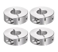 QUARKZMAN 4pz Albero Fascetta 12mm Alesaggio Alluminio Lega Set Vite Spaccati Fascette a Morsetto, 30mm OD, 10mm Larghezza, per Assale Carriola, Gruppi Ingranaggi, Macchine Utensili