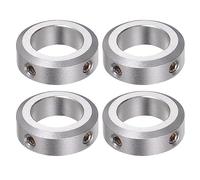 QUARKZMAN 4pz Albero Fascetta 20mm Alesaggio Alluminio Lega Set Vite Albero Fascette, 32mm OD, 10mm Larghezza, per Assale Carriola, Gruppi Ingranaggi, Macchine Utensili CNC