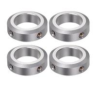 QUARKZMAN 4pz Albero Fascetta 22mm Alesaggio Alluminio Lega Set Vite Albero Fascette, 35mm OD, 10mm Larghezza, per Assale Carriola, Gruppi Ingranaggi, Macchine Utensili CNC