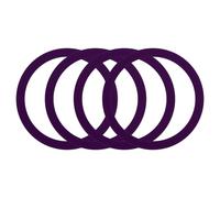 QUARKZMAN 4pz Anello Adattatore Magnetica, Kit di Conversione Universale per Caricabatterie Wireless Magnetica Anello Metallico Scintillante Adesivo per Custodia Telefono, Viola