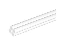 QUARKZMAN 4Pz Barre acriliche 7/25" x 10" Acrilico Pops Plastica Bastoncini di Acrilici Plastica per Realizzazione Modelli Artigianato Illuminazione - 7mm x 250mm