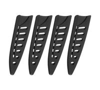 QUARKZMAN 4pz Copri Coltello Manicotti Protezioni Bordo Lama per Coltello da Spelucchino da 3,5" Coperchio Protettore Bordo Lama Fodero Universale per Coltello da Cucina, Nero