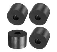 QUARKZMAN 4pz Distanziali Gomma 30mm OD, 10mm ID, 20mm Aaltezza Distanziatore Rotondo Antivibrazioni Boccola Anelli Tenuta Rondelle Spessa per Accessori Auto Domestici